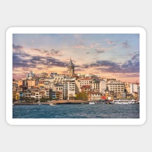 Galata Tower in Istanbul, Turkey Sticker